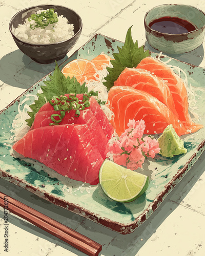 Flat Professional Food Illustration