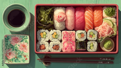 Flat Professional Food Illustration