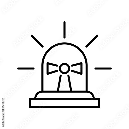 Sounder fire alarm icon