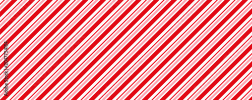 Foto Candy cane Christmas background, peppermint diagonal stripes print seamless patt