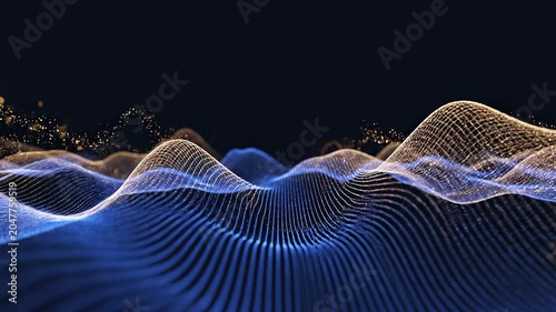 Futuristic digital landscape illustrating complex market dynamics and data flow analysis