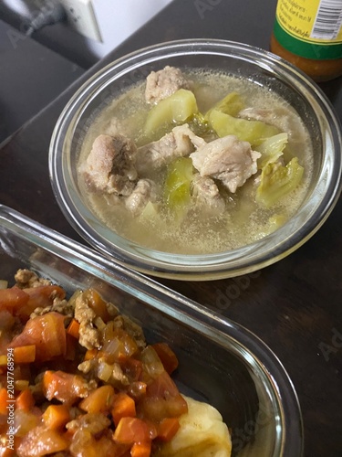 Thai food. Home cooking. Homemade food. Healthy food. Clean eating. Thai cuisine. Healthy meal. Cooking at home. Asian food. Fresh ingredients. Eating alone. Solo dining. Lifestyle. Meal prep.