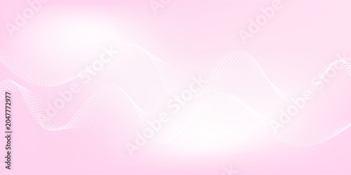 Картината върху платно Pink linear wavy pattern background