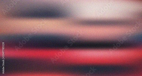 Bilde på lerret Colorful abstract horizontal stripes in bold red blue and pink tones with a dist