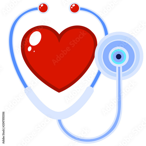 Stethoscope Medical Equipment Illustration Health Care Tool 