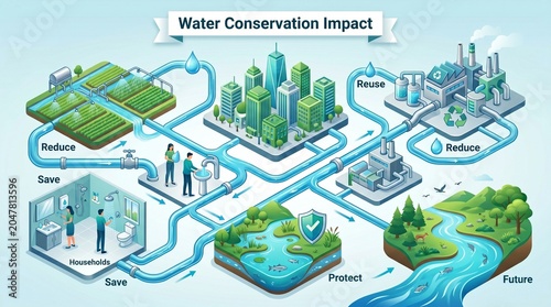 Water conservation measures significantly impact our sustainable future positively always
