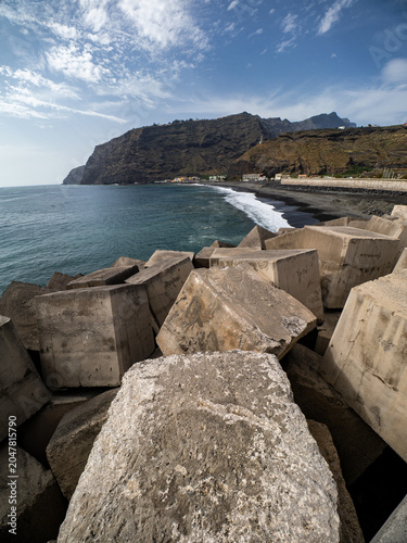 rocky coastline in the Canary Islands