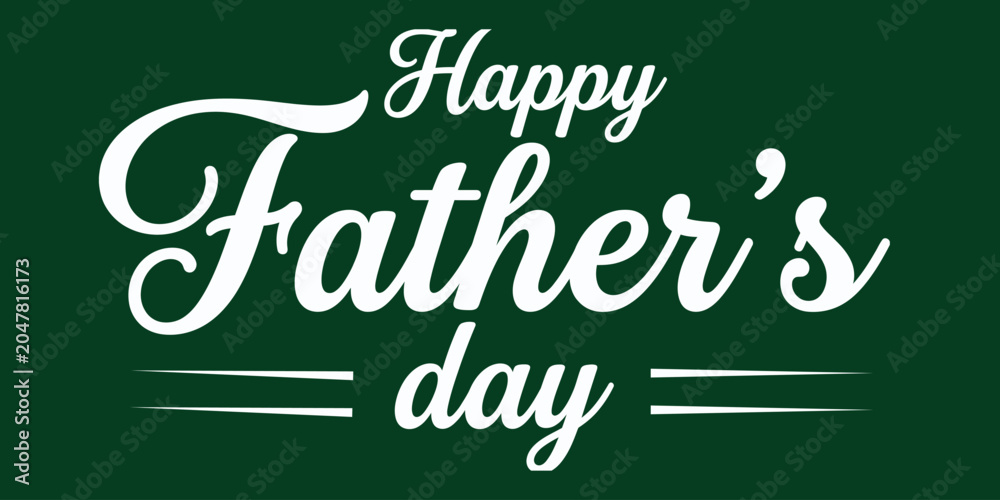Obraz premium Happy father's day greeting card
