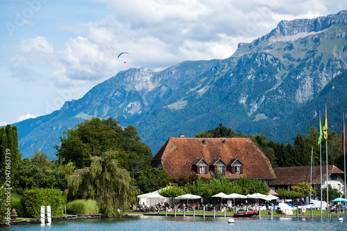 Village on the lake