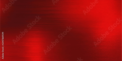 Cuadro en lienzo A gleaming red metallic texture with subtle horizontal brush strokes and a soft, diffused light creating an abstract background of deep crimson and bright highlights