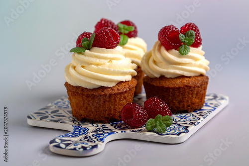 Raspberry Delight Cupcakes.