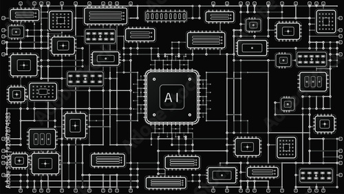 High Density Neural Compute Circuit Layout