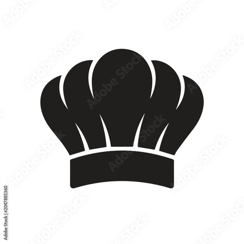 Fotografi Detailed chef hat toque vector icon with culinary restaurant professional