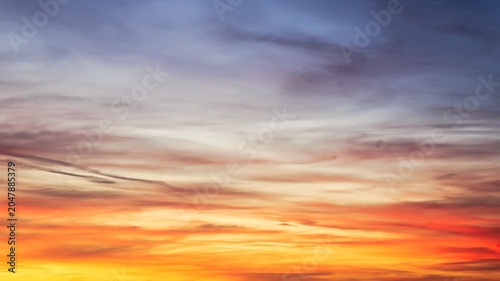 Colorful New Zealand Sky Replacements Flow of Warm Colors