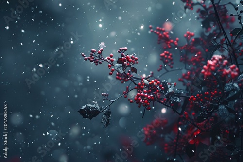 minimalistic design Merry Christmas and Happy new year.