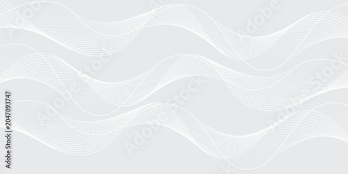 Bild auf Leinwand gray and white abstract background modern vector illustration