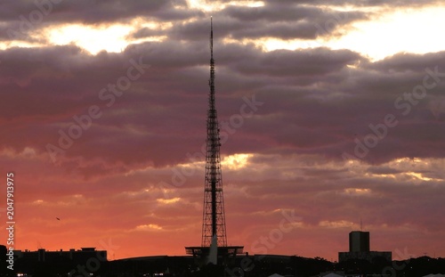 Torre de tv em Brasília, Brasil