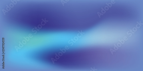 Abstract Blue and Purple Gradient Background With Soft Blurred Waves and Futuristic Light Flow.