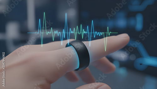 A person using a smart watch