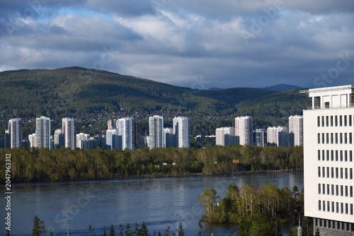 Photos Krasnoyarsk. Yenisei Rive view. Russia