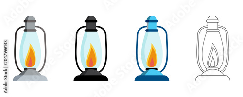 Photos Classic lanten vector icon set