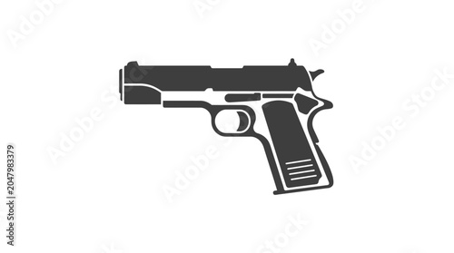 Photos Handgun sidearm pistol weapon firearm.