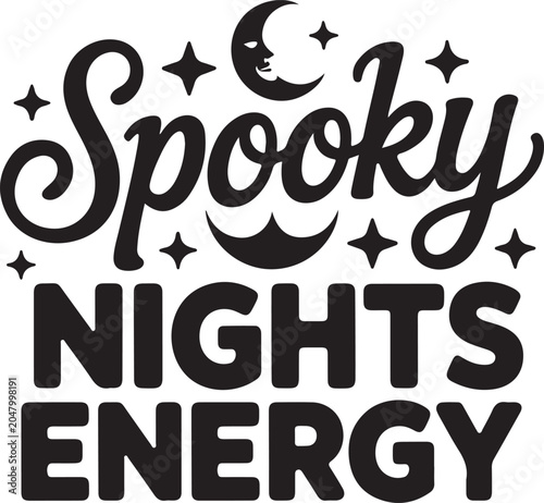 Halloween T-Shirt Design | Spooky Typography Graphic