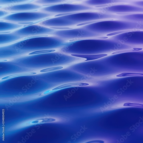 Abstract blue water surface with subtle ripples and light reflections. Use: spa advertisement, website background, relaxation graphic.