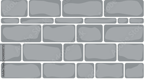 gray brick wall background, stone texture