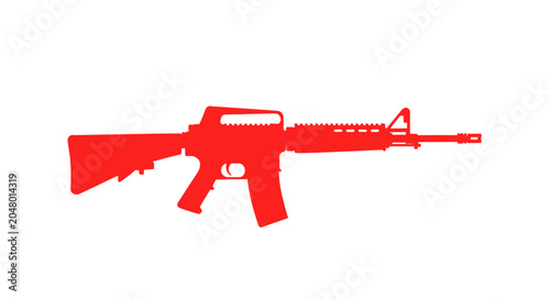 Foto Red Rifle Gun Weapon Firearm.