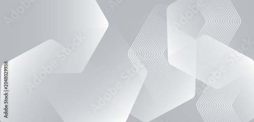 Minimal tech background showcasing glowing hexagon outlines and innovation theme.