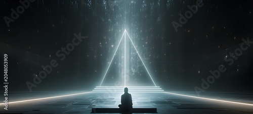 Holy place humanidad full body. Generative AI