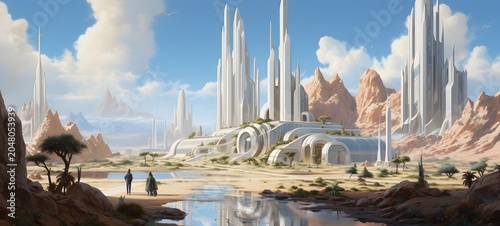 Holy place humanidad full body. Generative AI