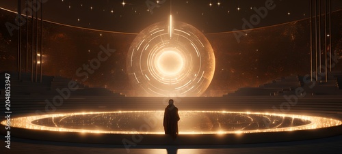 Holy place humanidad full body. Generative AI
