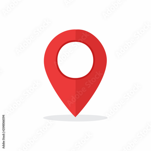 Red Map Pin Icon