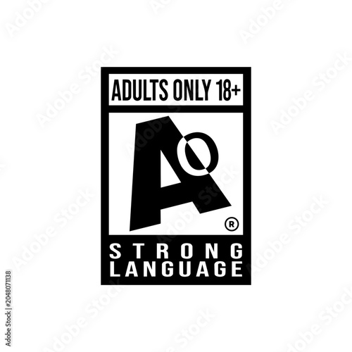 Foto Strong Language Warning Label