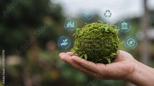 Ecology meets innovation in a striking business concept visual, featuring a bright lightbulb that symbolizes energy and sustainability in a dynamic backdrop.