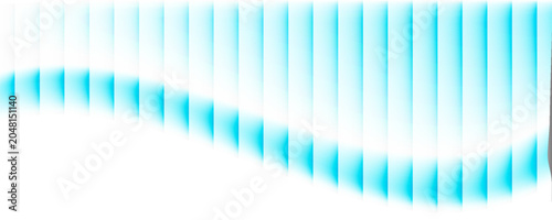 Fotografi Abstract background with shiny glass ripple effect in blue and white gradient co
