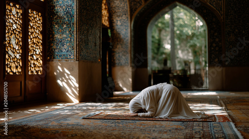 Authentic portrait of young Muslim woman with hijab