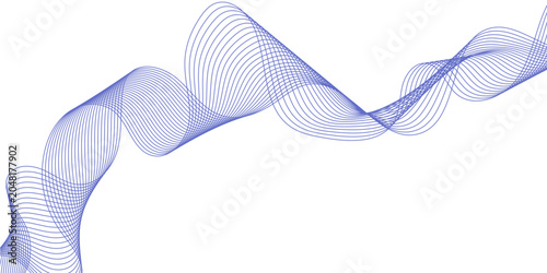 Photography Abstract purple wave line frame vector background with smooth curved oscillation