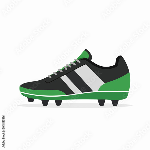 サッカースパイクのベクターイラスト
