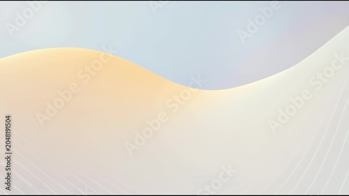Abstract flowing pastel waves background for modern creative motion graphics