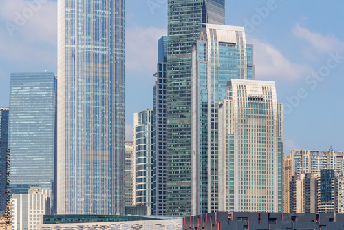 skyscrapers in Guangzhou’s Zhujiang New Town CBD