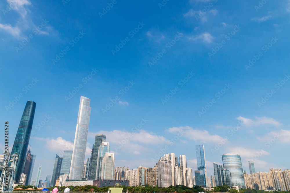 Obraz premium modern buildings in guangzhou