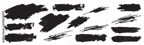 Modern Paint Swash Stroke Set