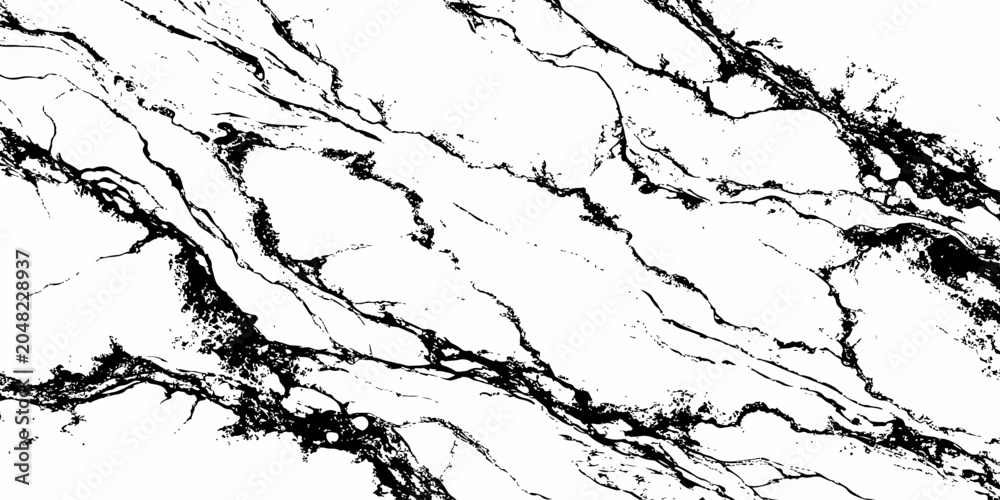 Fototapeta premium Elegant Natural White Marble Background with Black Veining Luxury Stone Texture Design.