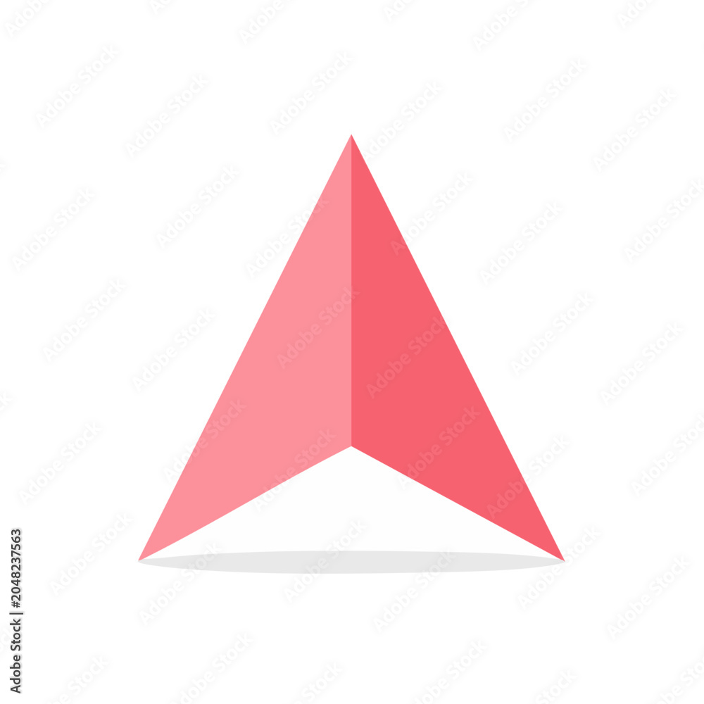 Fototapeta premium Pink Arrow Icon