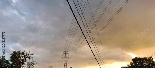 high voltage power lines