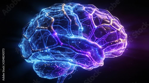 AI Brain Machine Learning Technology 4K 20