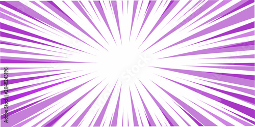 Fotografija Radial rays pattern with purple and white coloration